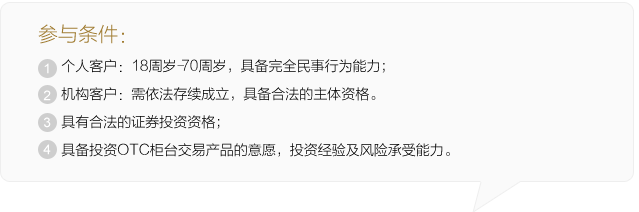 参与条件